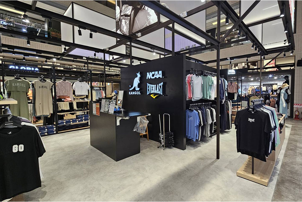 KANGOL｜台中日曜天地 OUTLET 品牌門市空間設計